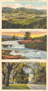 3~Postcards  MANCHESTER, Vermont VT   VALLEY VIEW~MUNSON'S FALLS~STREET SCENE