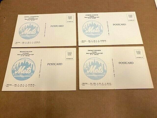 40 Postcards - 1984 New York METS Foster, Beane,Hernandez, Gooden, Strawberry