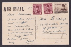 Vintage postcard EGYPT Cairo Chefren Pyramid