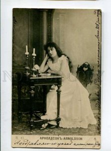 3042091 ARNOLDSON Swedish Opera Star vintage PHOTO RPPC