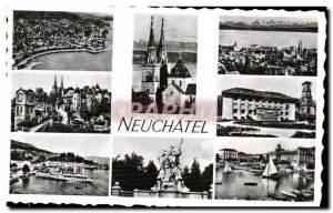 Old Postcard Neuchatel Switzerland