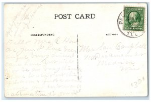 c1910 Court House Building Entrance Freeport Illinois IL Antique Posted Postcard