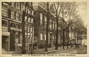 netherlands, AMSTERDAM, New and Grand Synagogue, J.D. Meyerplein (1929) Judaica