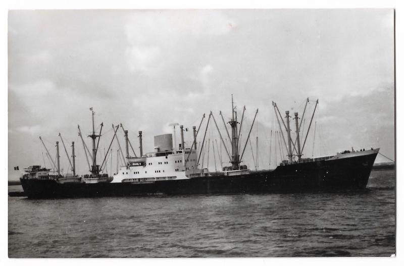 m.s. Liege Ship Boat Nautica RPPC 01.17