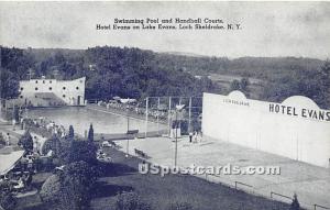 Hotel Evans on Lake Evans Loch Sheldrake NY Unused