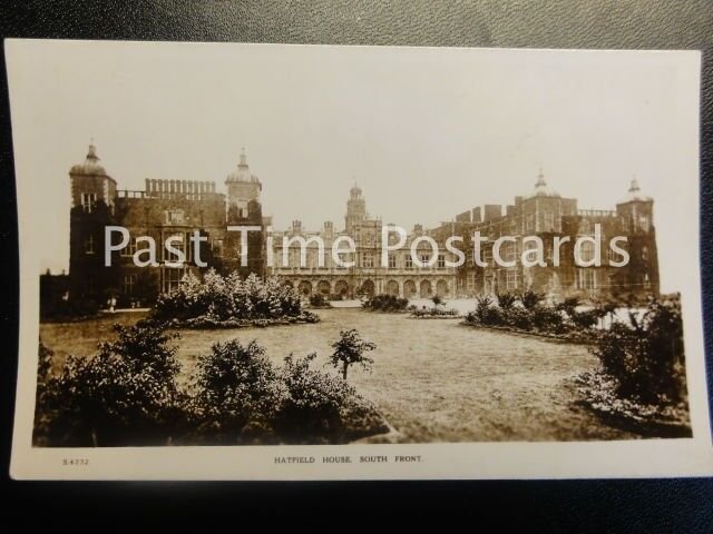 Hertfordshire HATFIELD HOUSE South Front c1949 RP Postcard