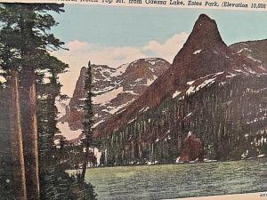 Postcard Little Matterhorn and Odessa Lake in Estes Park , CO    X7