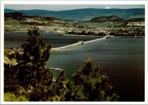 Canada Britsh Columbia Kelowna Showing Floating Bridge