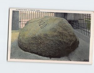 Postcard Plymouth Rock, Plymouth, Massachusetts