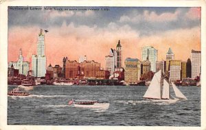 Skyline of Lower New York As Seen From Jersey City Misc NJ 