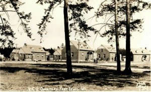 1920's RPPC Ellis N.C.O. Quarters, Fort Lewis, Wn. Vintage Postcard P87