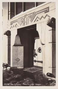 Oregon Timberline Lodge Main Entrance Real Photo