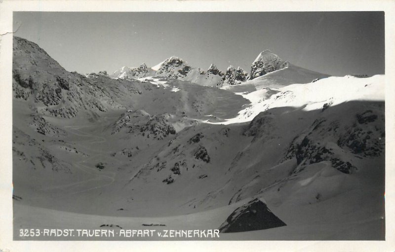 Mountaineering Austria Tauernhaus Wisenegg Obertauern 1931 winter scenic