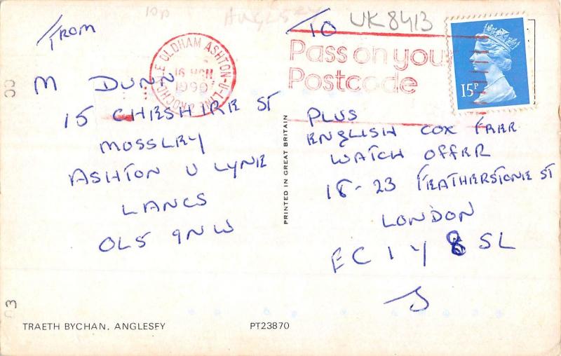 uk8413 traeth bychan anglesey wales  uk