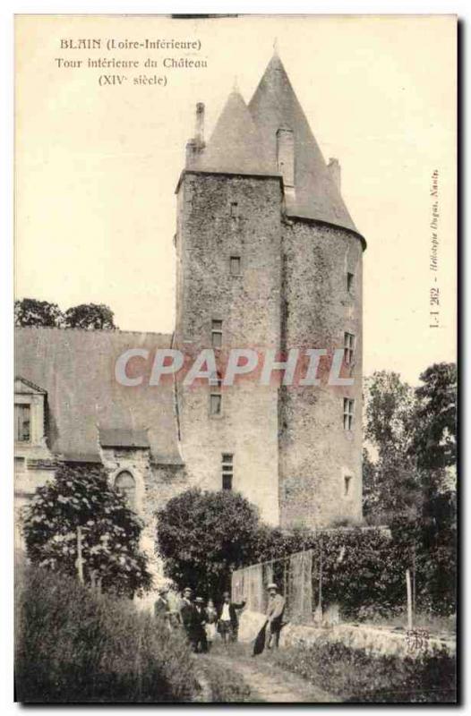 Old Postcard Blain du Chateau indoor Tour