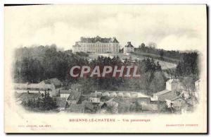 Old Postcard Brienne Le Chateau Panoramic