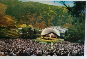 Vintage Postcard The Hollywood Bowl Symphonies Under the Stars Easter Sunrise