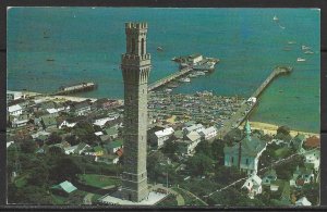 Massachusetts, Cape Cod - Aerial View Of Pilgrim Monument - [MA-081]