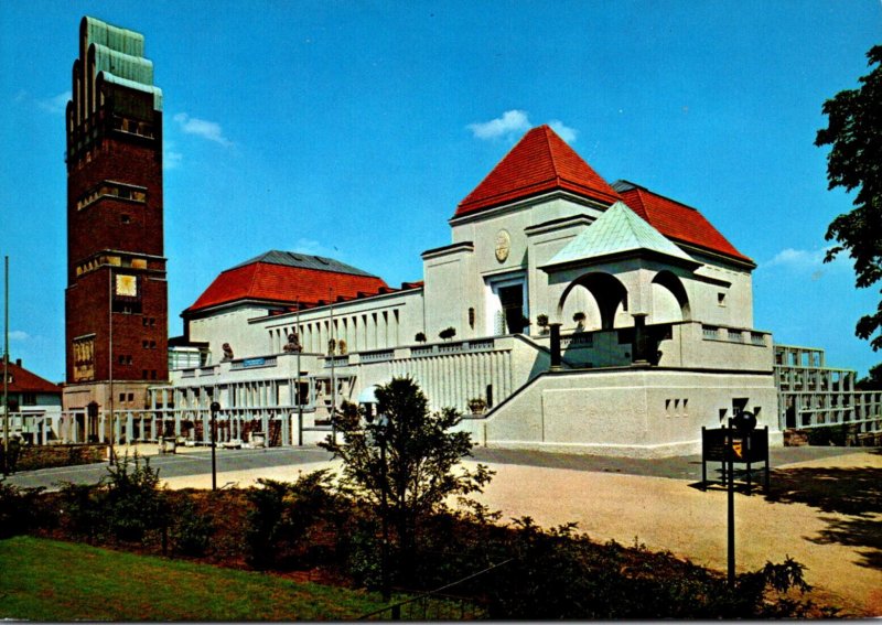 Germany Darmstadt Ausstellungshallen Mathildenhoehe ung Hochzeitsturm