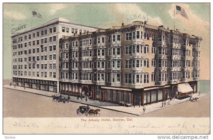 Exterior,The Albany Hotel, Denver,Colarado, PU-00-10s