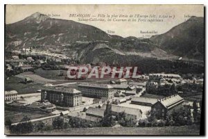 Old Postcard Briancon city the pine HIGH Europe