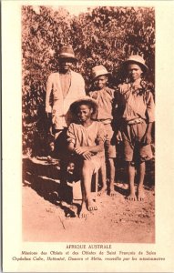 Southern Africa Australia Natives Vintage Postcard 05.42