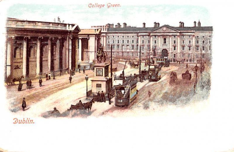 College Green Dublin Ireland Unused 