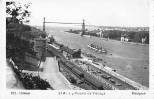 BR103210 bilbao el abra y puente de vizcaya real photo madyma spain