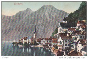 HALLSTATT, Austria, 1900-1910's; General View