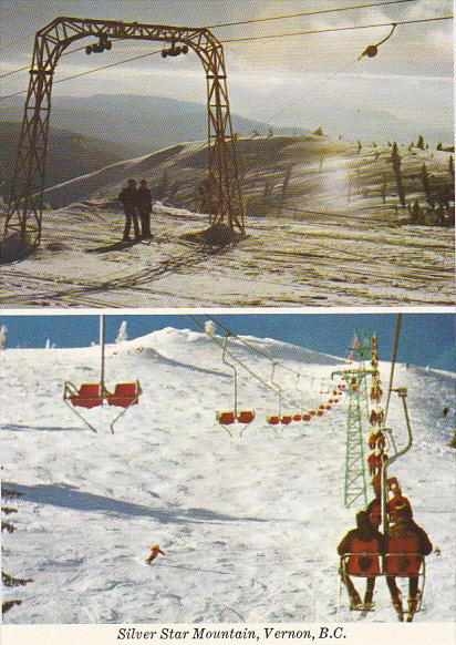 Canada Ski Lift Silver Star Mountain Vernon British Columbia