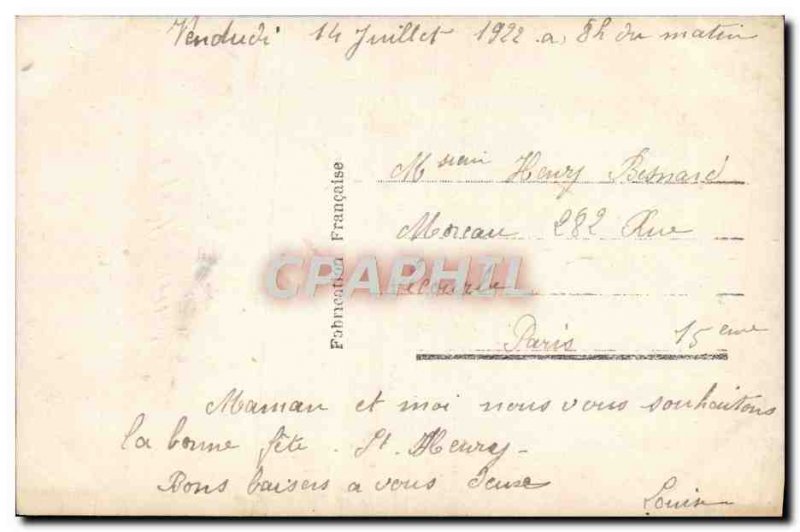 Postcard Fancy Old Man