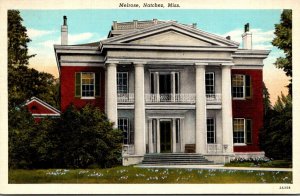 Mississippi Natchez Melrose Ante Bellum Mansion Curteich