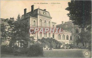 Old Postcard Chartres Hotel God