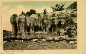 bermuda, Temple Rock (1900s) Postcard