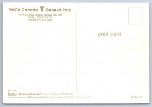 YMCA Geneva Park, Orillia Ontario, Chrome Aerial View Postcard #1