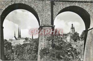 Postcard Modern Luxembourg The Cathedral and the Church of St. Michel