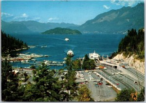 1982 Horseshoe Bay West Vancouver B.C. Canada Short Drive Posted Postcard