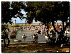 Modern Postcard On Ile light Cote d'oleron La Cotiniere Harbor Fishing