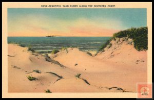 Beautiful Sand Dunes along the Southern Coast