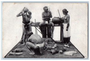 1940 Field Museum Natural History Tinguian Iron Worker Chicago Illinois Postcard