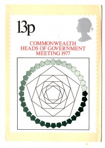 Commonwealth Heads of Government Meeting 1977 Stamp, UK Post Office