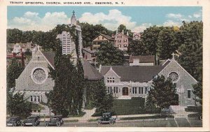 Postcard Trinity Episcopal Church Highland Ave Ossining NY