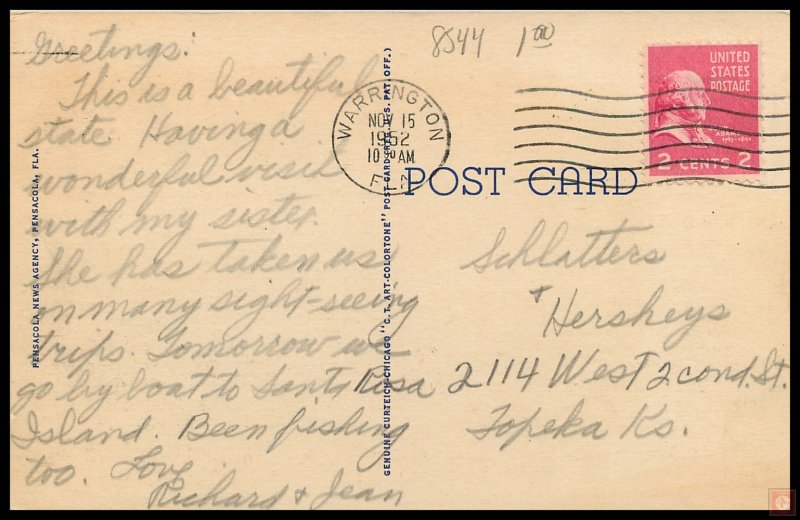 Palafox Street, Looking South, Pensacola, Fla