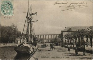 CPA MORLAIX Le Bassin et le Viaduc (144018)