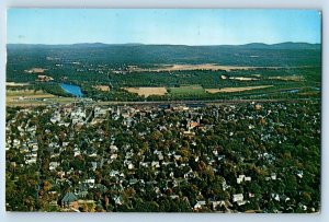 Concord New Hampshire Postcard Aerial View State Capital c1972 Vintage Antique