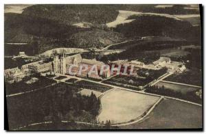 Old Postcard Maredsous Abbey View pirse plane