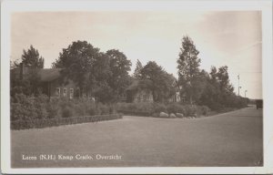 Netherlands Laren Kamp Crailo Overzicht  Vintage RPPC C089