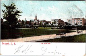 Postcard BUILDING SCENE Newark New Jersey NJ AN6149