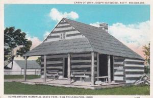 Ohio New Philadelphia Cabin Of John Joseph Schebosh Ohio Schoenbrunn Memorial...