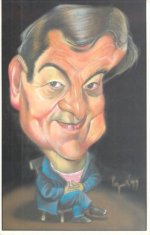 Romanian cartoonist Stefan Popa Popa's drawing comic caricature Joschka Fischer